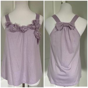 Lavender Flower sleeveless tank M